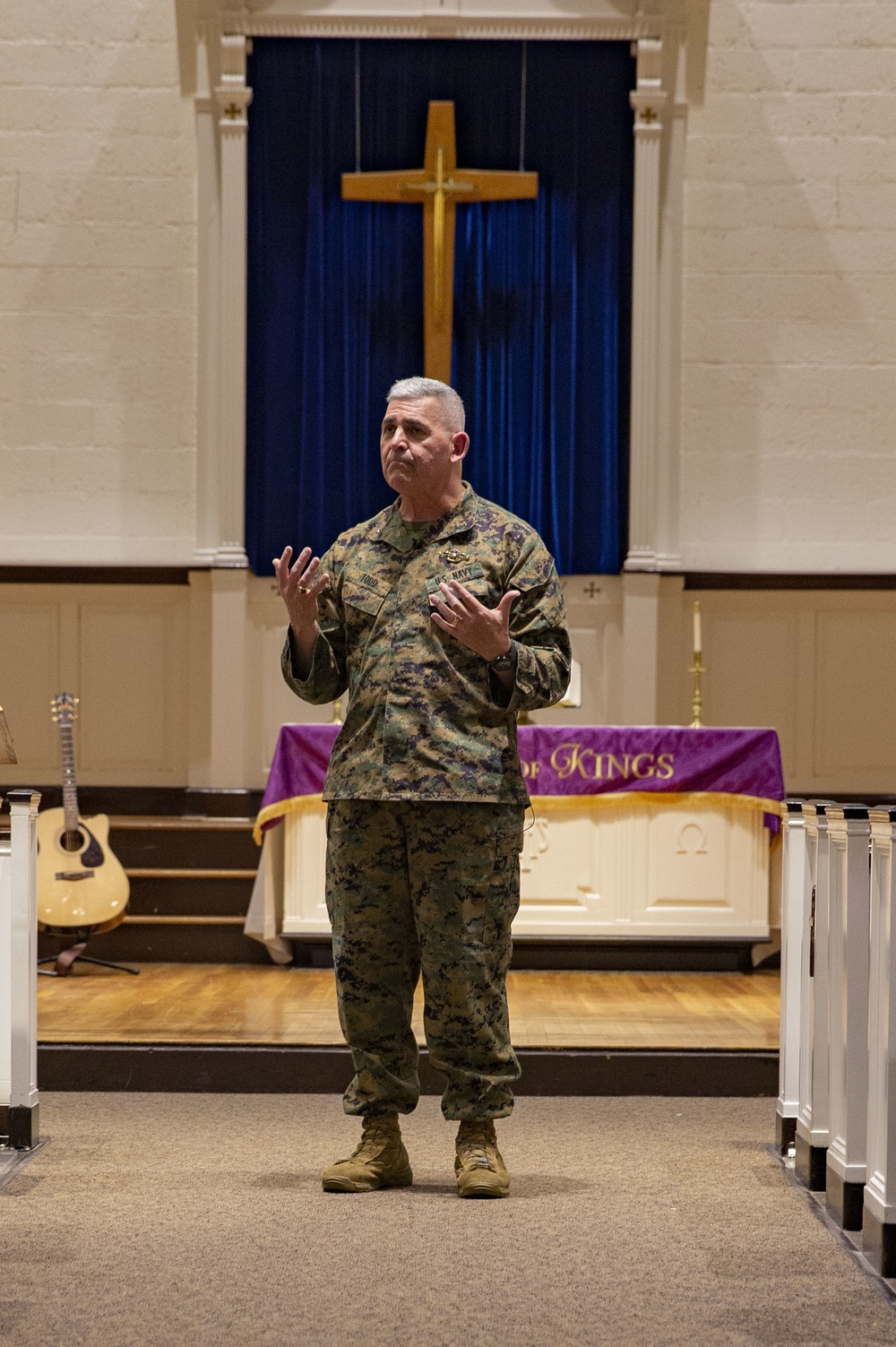 Chaplain of the Marine Corps visits Marine Corps Base Camp Lejeune