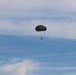82nd Airborne Division paratroopers conduct parachute jump during Presents from Paratroopers