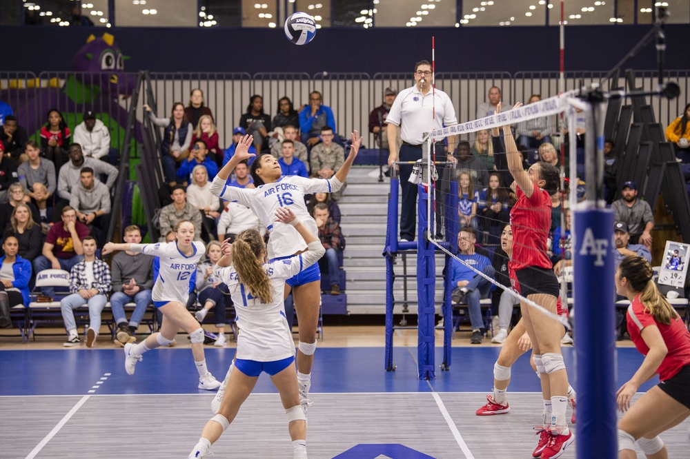 DVIDS Images U.S. Air Force Academy Volleyball Vs. University of