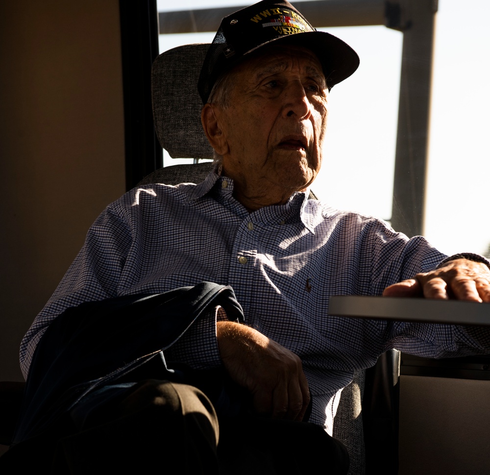 WWII, Korean, Vietnam war veteran pilot visits Tyndall