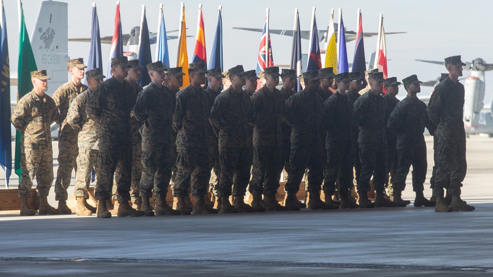 VMM-264 Change of Command Ceremony