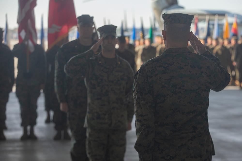 VMM-264 Change of Command Ceremony