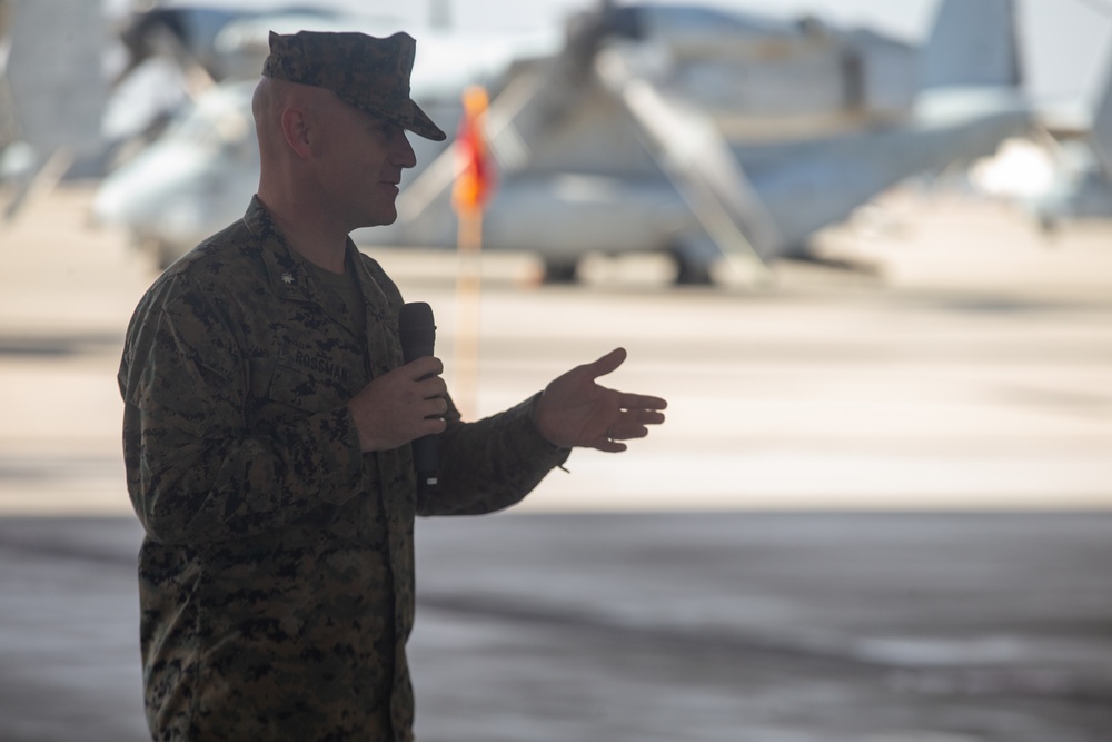 VMM-264 Change of Command Ceremony