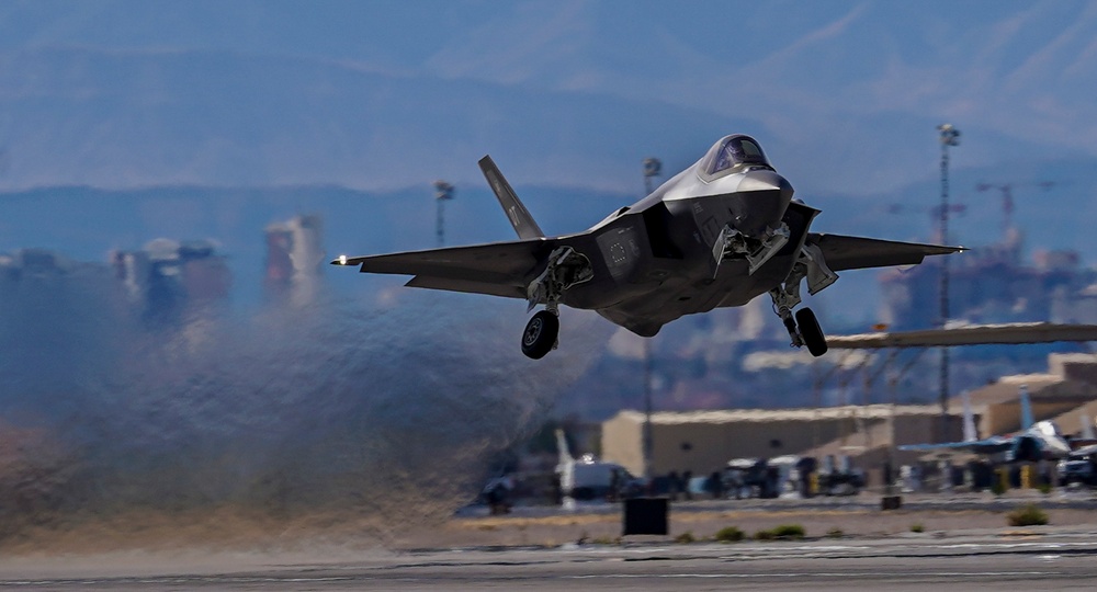 Nellis aircraft take off during WSINT