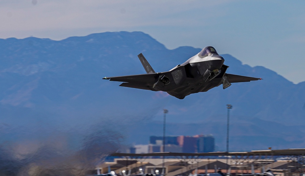 Nellis aircraft take off during WSINT