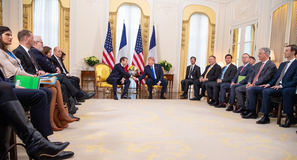 US and France Bilat Ahead of NATO Summit 2019