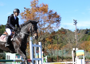 Equestrian event in Japan named for U.S. Army general features Japanese medical student-riders