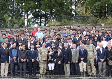 Equestrian event in Japan named for U.S. Army general features Japanese medical student-riders