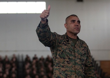 31st MEU command welcomes BLT 1/5 “Geronimo” to Okinawa