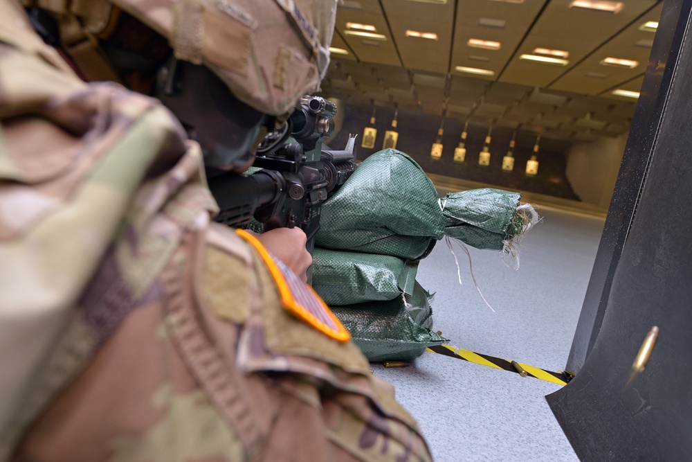 Marksmanship Training at Caserma Del Din Dec. 3, 2019