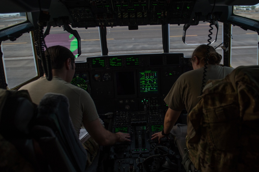 75th Expeditionary Airlift Squadron resupplies U.S. forces