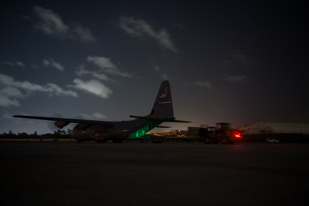 75th Expeditionary Airlift Squadron resupplies U.S. forces