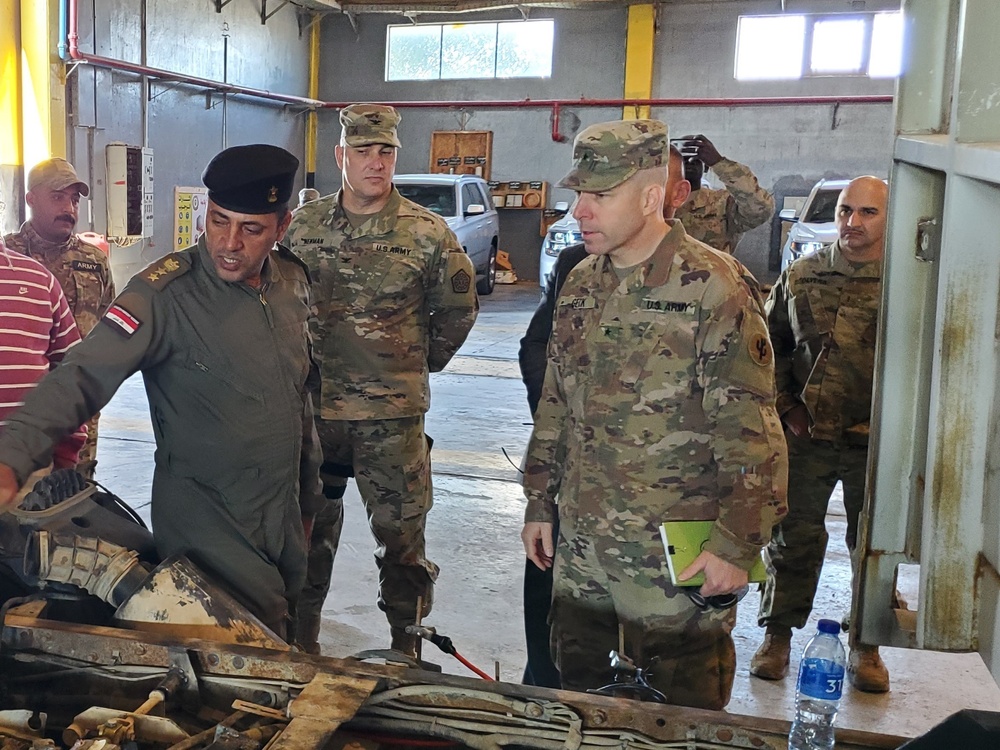 1st TSC OCP DCG visits Iraqi Army Maintenance Facilities