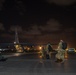 75th Expeditionary Airlift Squadron resupplies units at night