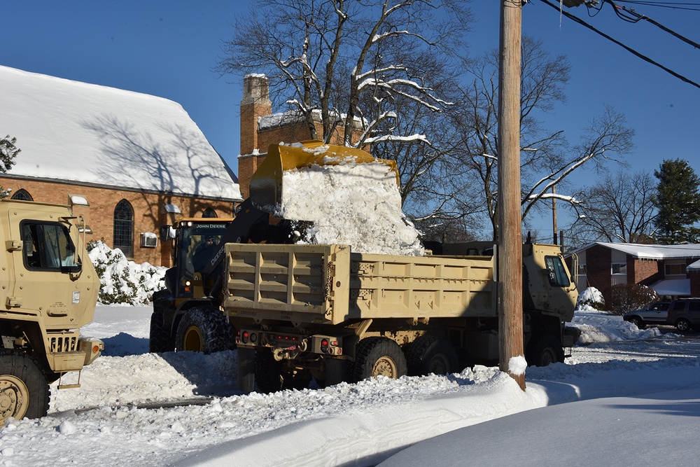 NY National Guard helps clean up after storm