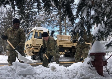 NY National Guard responds to early December snow storm