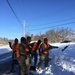 NY Army National Guard troops assist in snow storm clean up