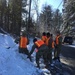 NY Army National Guard troops assist in snow storm clean up