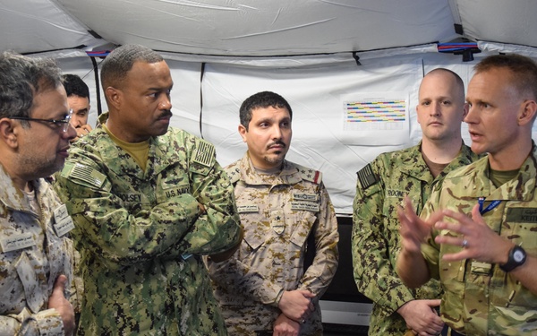 Royal Saudi Navy Rear Adm. Ahmed Albrikan visits IMSC