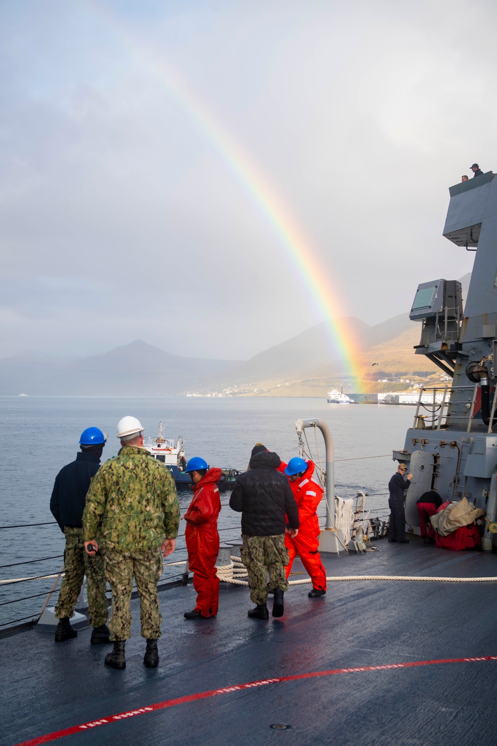 USS DONALD COOK VISITS FAROE ISLANDS