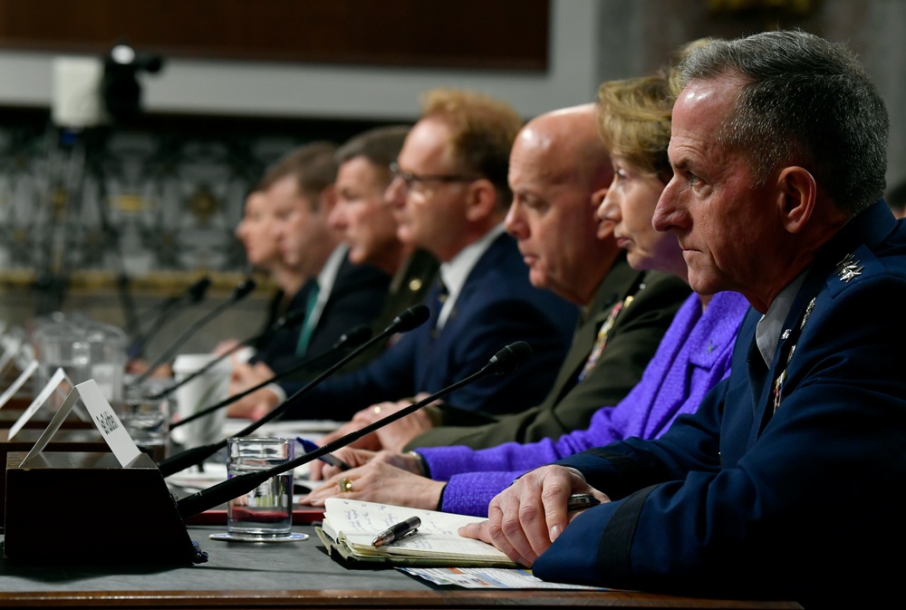 SecAF and CSAF Testify before the Senate Armed Services Committee