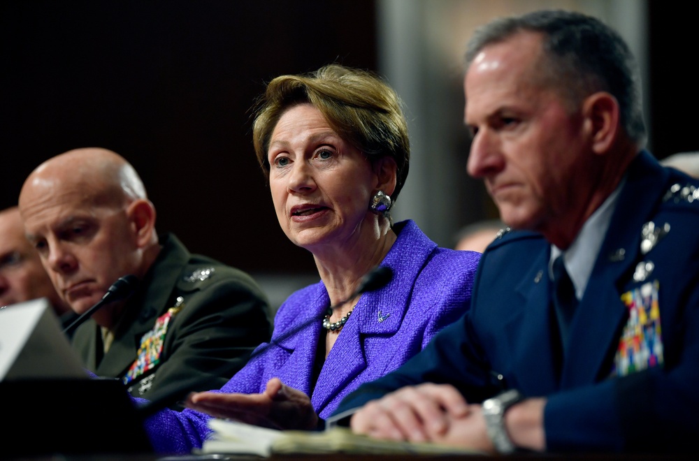 SecAF and CSAF Testify before the Senate Armed Services Committee