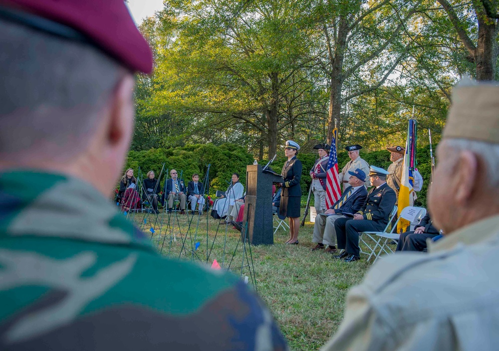 Veterans, Friends and Family Participate In Veterans Day Ceremony