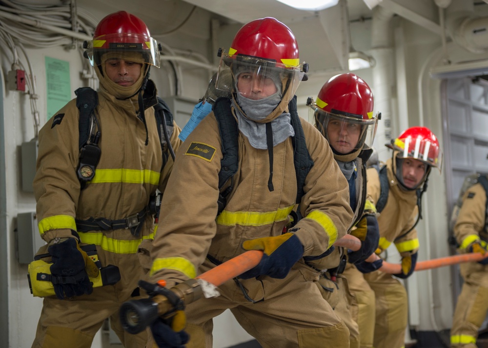Sailors Train Aboard GHWB