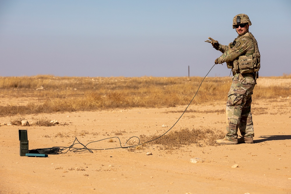 Explosive Ordnance Disposal Exercise with the 663rd Ordnance Company