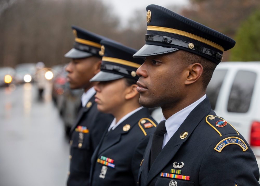 NY Military Forces Honor Guard conducts Calverton Funeral for former Soldier