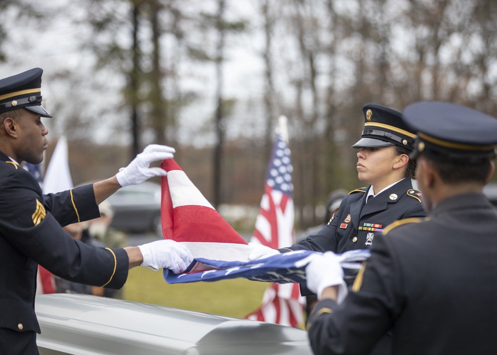 NY Military Forces Honor Guard conducts Calverton Funeral for former Soldier