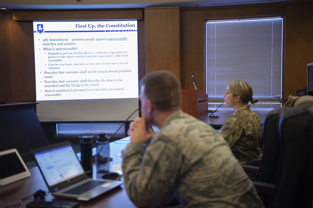 50th Space Wing hosts JAG training