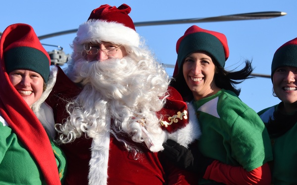 Santa and elves visit children in remote Alaskan village