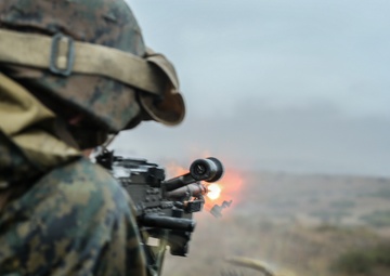 Marines with SOI-West engage targets during LAR Marine Course
