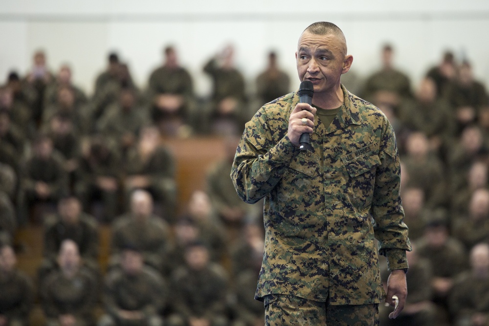 III MIG welcomes new sergeant major