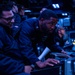USS Makin Island Sailors monitor radar systems aboard the ship.