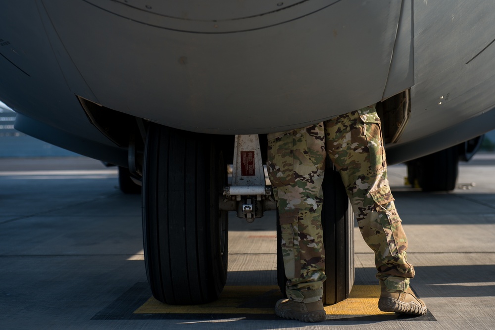 U.S. forces get resupply by 75th Expeditionary Airlift Squadron in East Africa