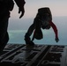 75th Expeditionary Airlift Squadron and 82nd Expeditionary Rescue Squadron train in water jumps