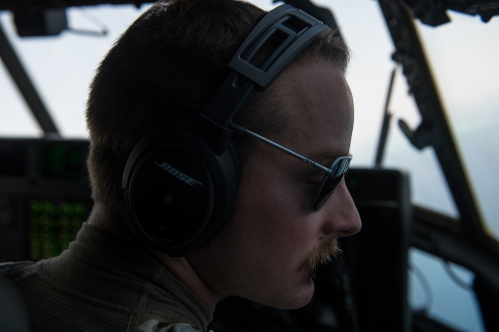 75th Expeditionary Airlift Squadron and 82nd Expeditionary Rescue Squadron train in water jumps