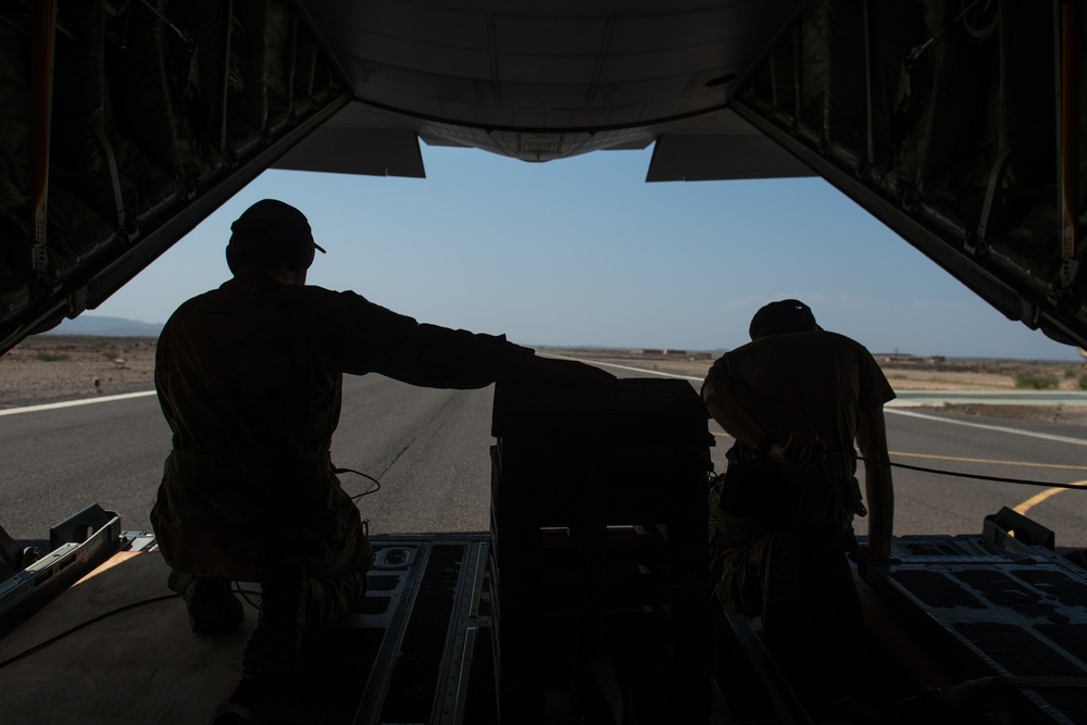 75th Expeditionary Airlift Squadron brings supplies to U.S. forces in Horn of Africa