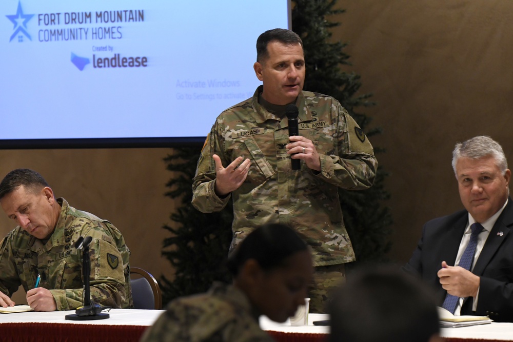Community members voice housing issues during latest Fort Drum town hall