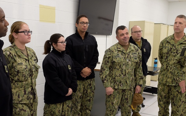 CNP &amp; MyNavy HR Fleet Master Chief Visit Corry Station