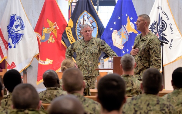 CNP &amp; MyNavy HR Fleet Master Chief Visit Corry Station