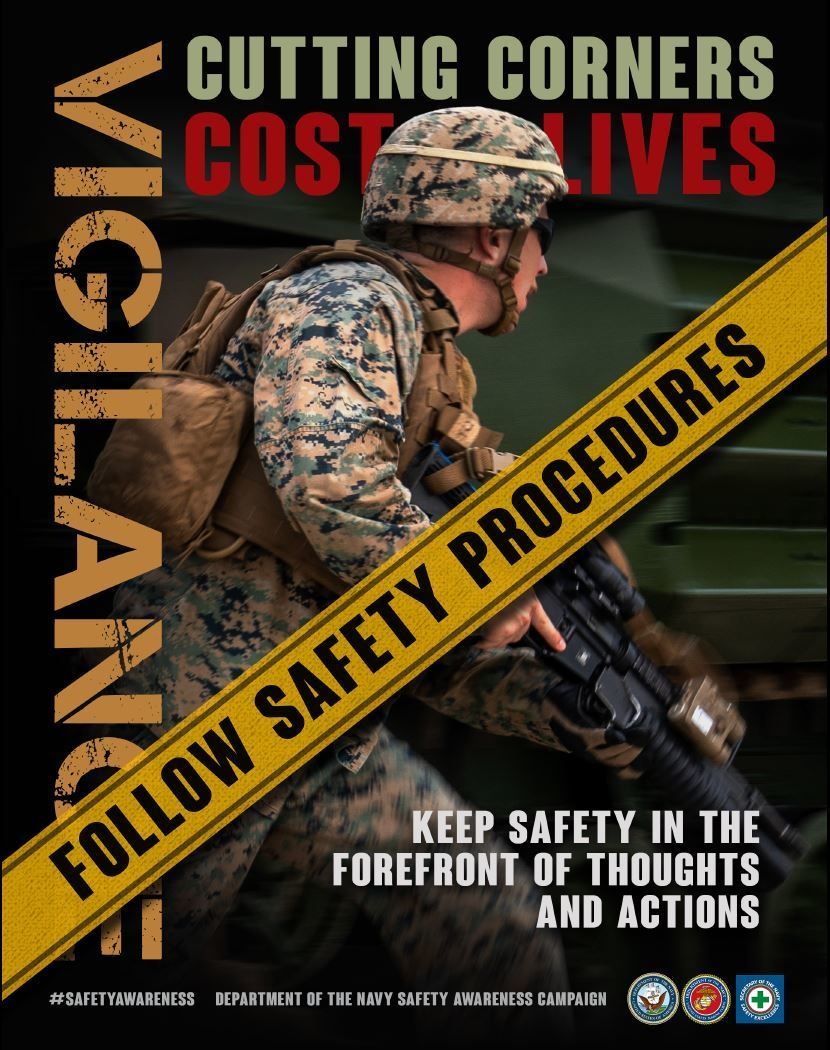 Department of the Navy Safety Awareness Campaign Poster 3