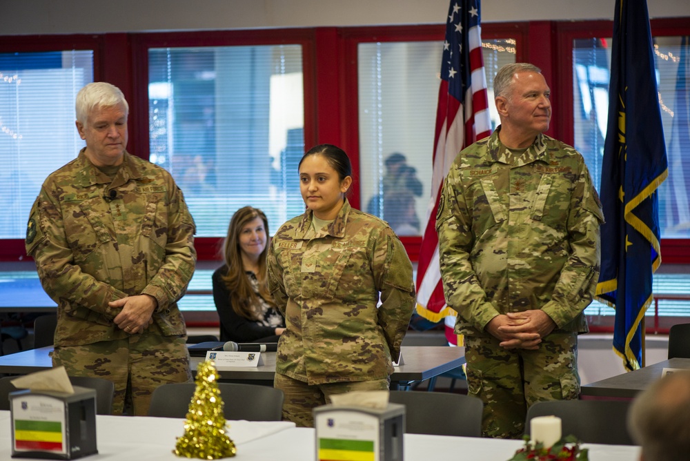 Air Force and Air National Guard Leadership Visit 181st Intelligence Wing