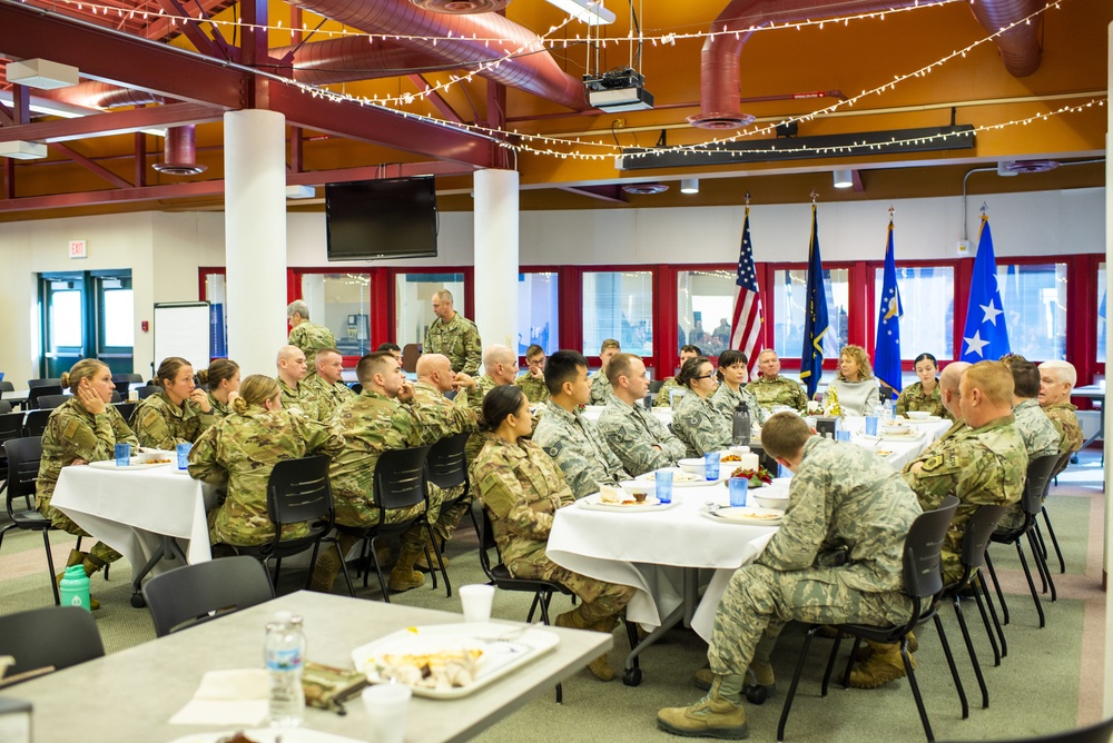 Air Force and Air National Guard Leadership Visit 181st Intelligence Wing