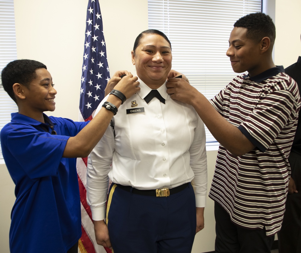 Sgt. 1st Class Lisa Owens Promotion