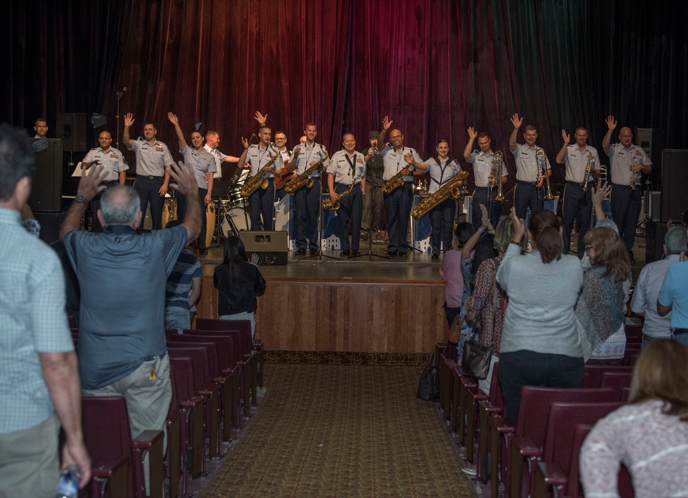 The musical mission of the Band of the West in Puerto Rico