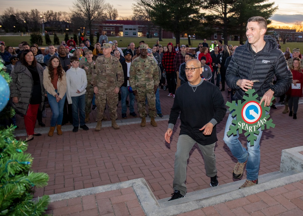 1st Theater Sustainment Command Holiday Tree Lighting Ceremony