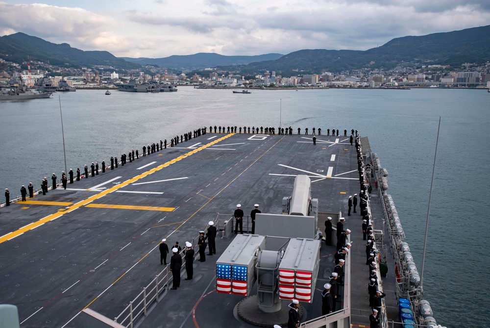 USS America arrives in Japan